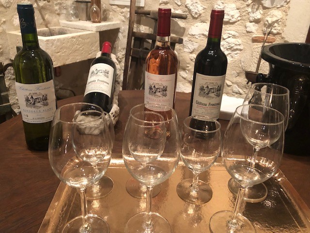  Tasting of Château Frontenac wines