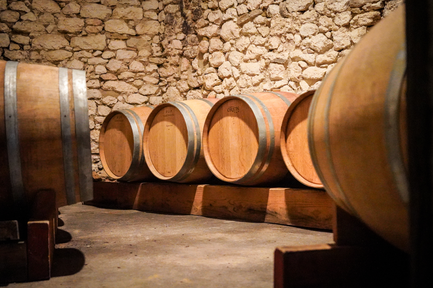 The wines cellar